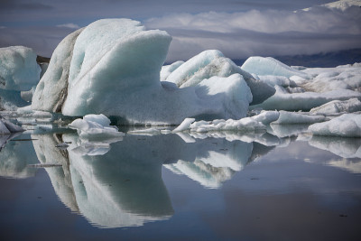 冰川湖jokulsarlon,冰岛