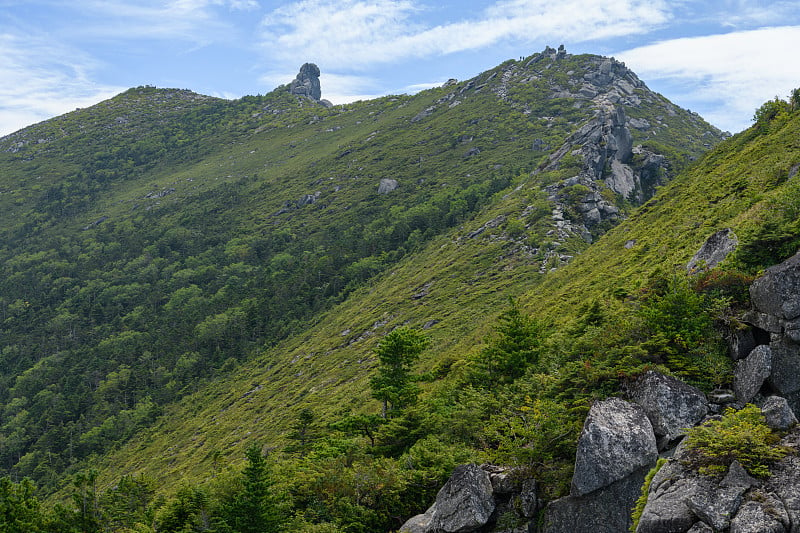 Mt.Kinpusan在夏天