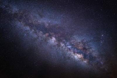 夜空中的银河系