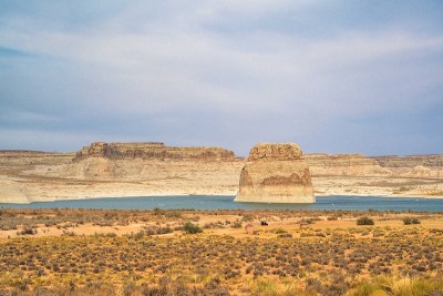 亚利桑那州格伦峡谷国家游乐区的俯瞰风景