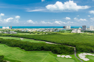 鸟瞰图当然在Cancún