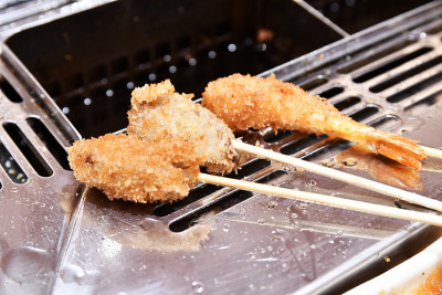 鲜炸虾串