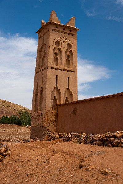 Aït Benhaddou的粘土建筑