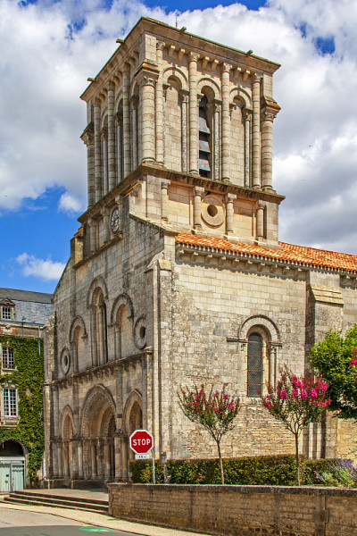 Maillezais。圣尼古拉斯教堂，vendee, Pays de Loire