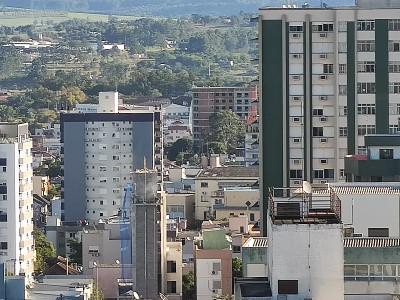 城市的观点。圣玛丽亚市RS巴西