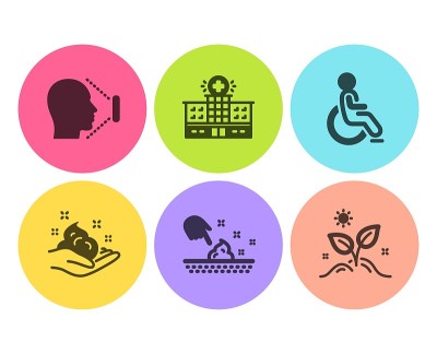 Skin care, Skin moisture and Hospital building ico