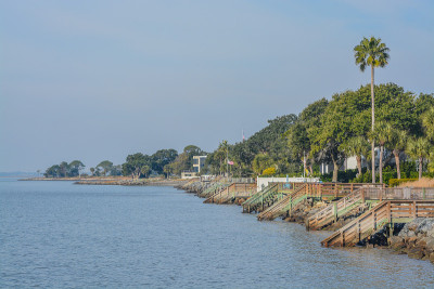 位于乔治亚州格林县圣西蒙斯岛的圣西蒙斯海湾