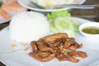 炸猪肉