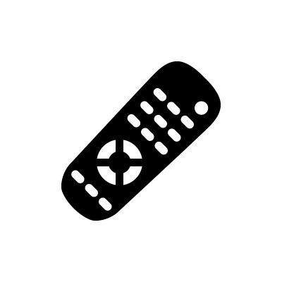 远程图标标志插图设计