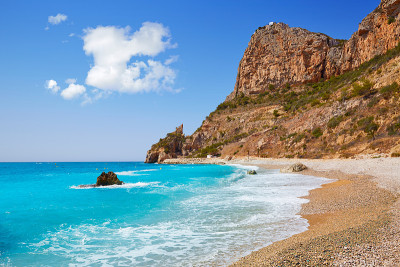 Cala del Moraig海滩Benitachell Alicante
