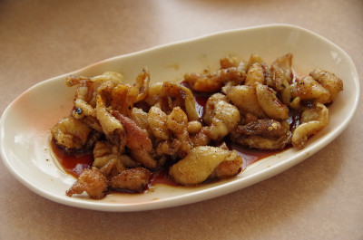 鸟川——肥美的鸡皮条，烤至酥脆