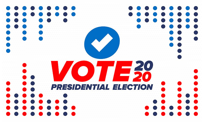 Presidential Election 2020 in United States. Vote 