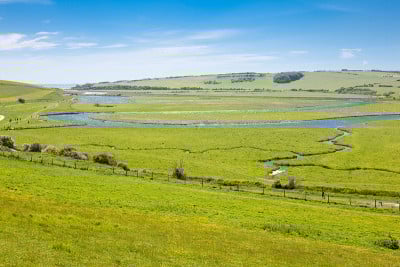 七姐妹国家公园，英国Cuckmere Haven