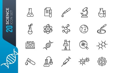 最小科学图标集