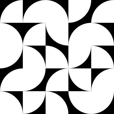 矢量波西米亚几何轮廓单色画