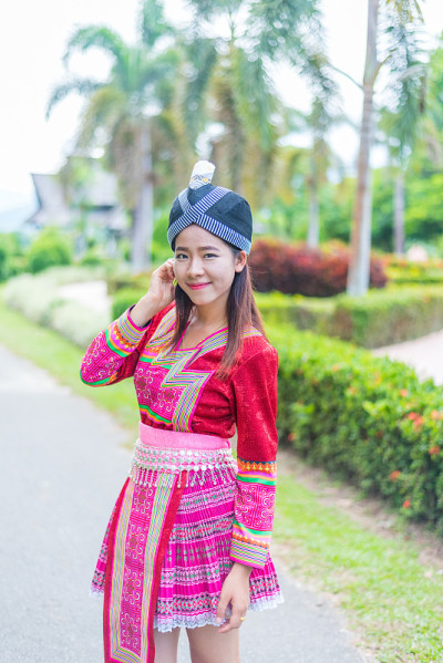 Mhong hill部落妇女