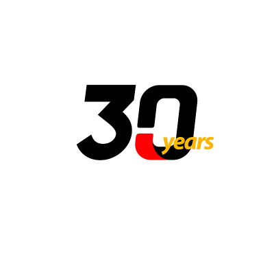 30周年庆典矢量模板设计插图