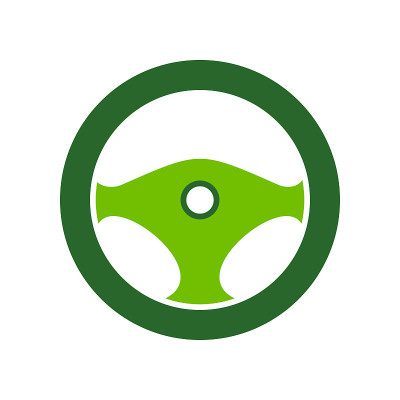 方向盘汽车图标