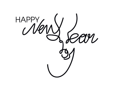 公牛是农历的象征。模板贺卡的新年2021年的公牛，牛。程式化的牛头和碑文“新年快乐”2021年农历新
