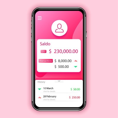 account balance mobile application