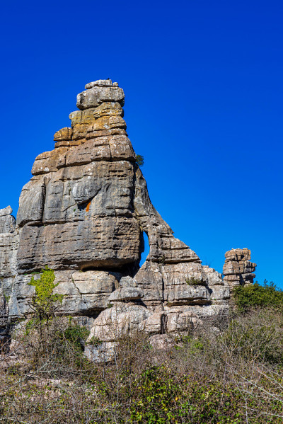 El Torcal de Antequera, Andalusia, Spain，在Antequer