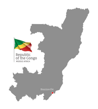 Republic of the Congo country map