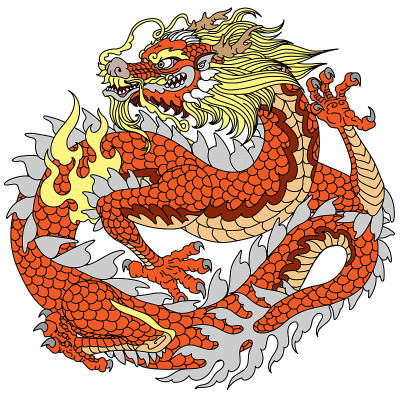 传统的中国龙
