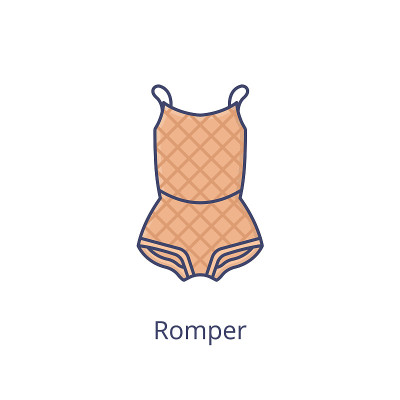Romper图标在向量。标识
