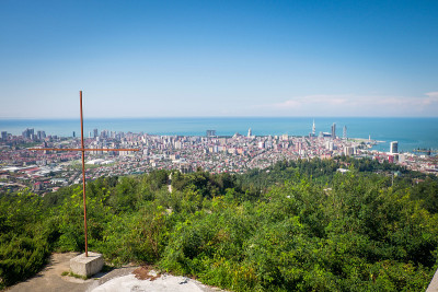 巴统城市的全景
