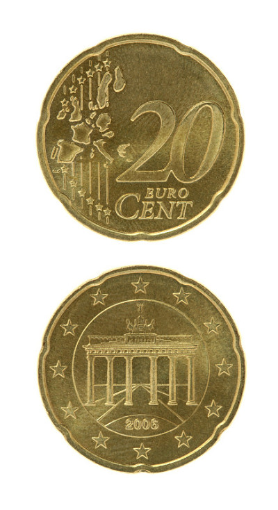 二十Eurocents硬币