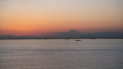 富士山剪影