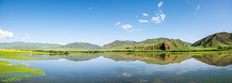 山全景反射