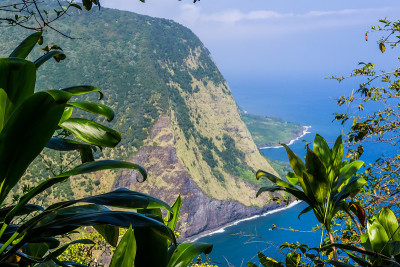 岛的海岸，夏威夷的海洋