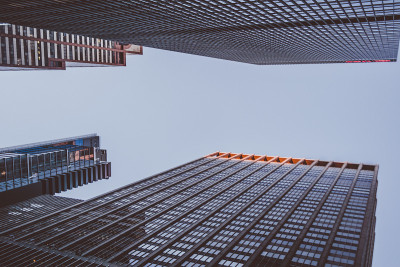 纽约曼哈顿的建筑物和街道