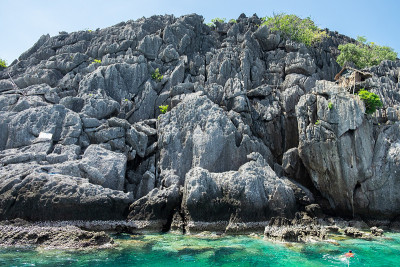 泰国春丰岛石海