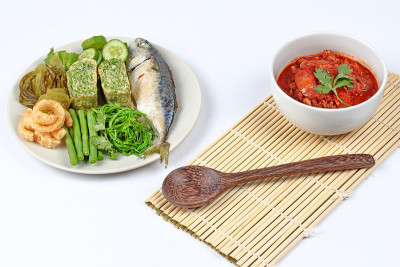 辣肉番茄蘸酱，Nam Prik Ong。