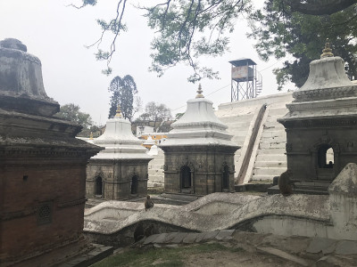 Pashupatinath寺庙，加德满都，尼泊尔