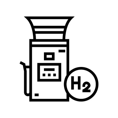 充电电动汽车站线图标矢量插图