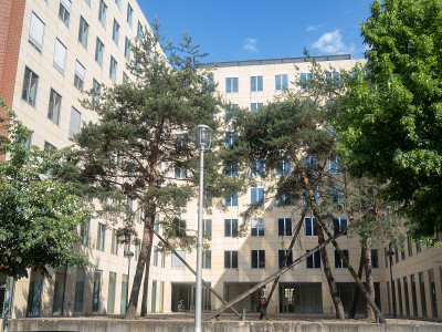 现代住宅建筑的立面