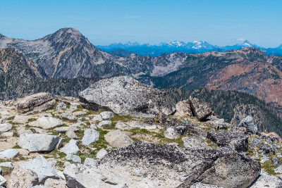 岩石景观的高山荒野在北部喀斯喀特山脉