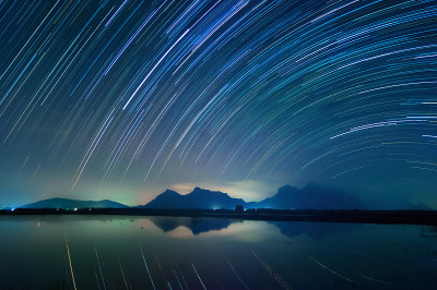 Star Trails Khao Sam Roi Yot 国家公园