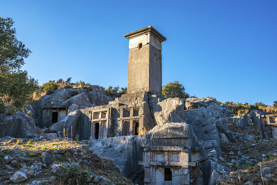 Xanthos，土耳其安塔利亚Xanthos河附近