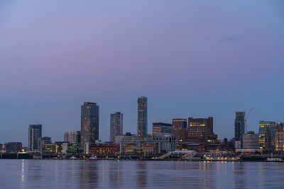 利物浦夜景建筑
