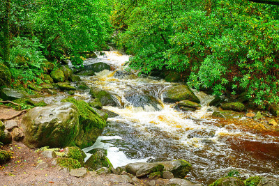 爱尔兰基拉尼国家公园Torc Falls