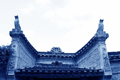 凤凰县苗族屋顶建筑景观