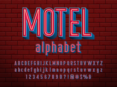 氖字体。