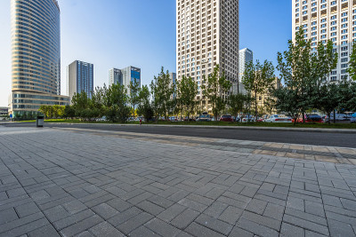 空砖地板与现代建筑