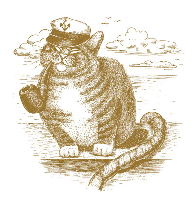 猫船长手绘