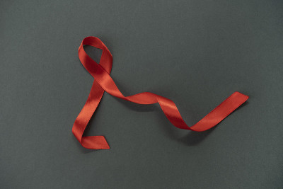 红丝带hiv意识概念