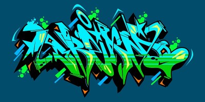 抽象的单词梦想涂鸦风格字体字母矢量插图
